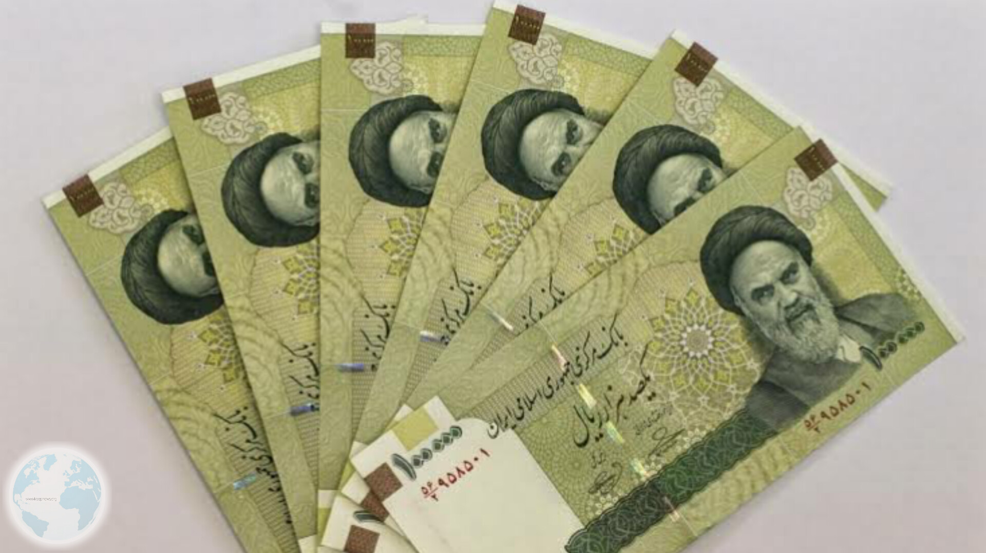 Historical Decline in Iranian Currency, 1 dollar has Gone to Millions of Rupees