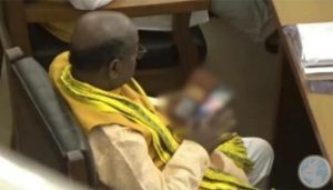 BJP member was Caught Watching Pornography Films in the Assembly during the Session