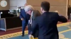 Ukrainian MP Punches Russian Spokesperson