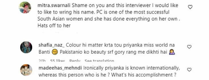 Derogatory comments on Priyanka and Ameesha, users demand ban on Nadir Ali