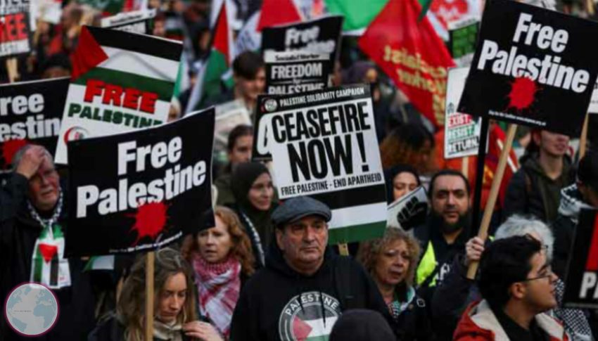 Protests against Israeli atrocities in Gaza